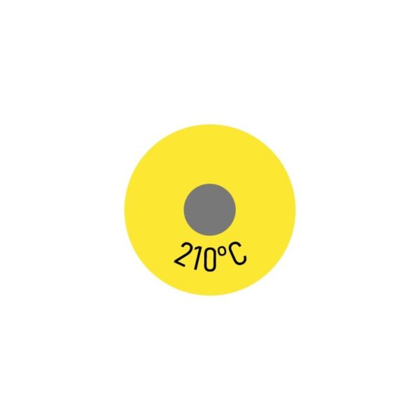 250 x Einzelmesspunkt 210 °C