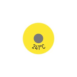 250 x Einzelmesspunkt 241 °C