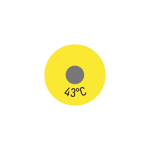 250 x Einzelmesspunkt 43 °C