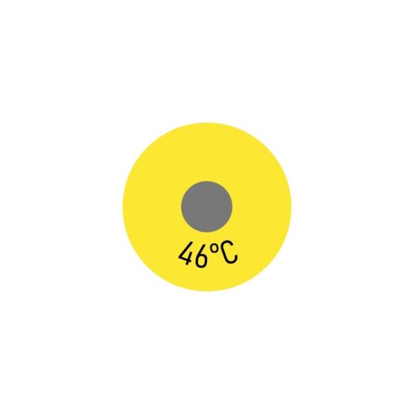 250 x Einzelmesspunkt 46 °C