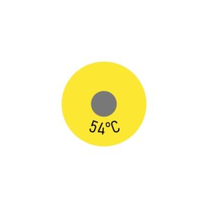 250 x Einzelmesspunkt 54 °C