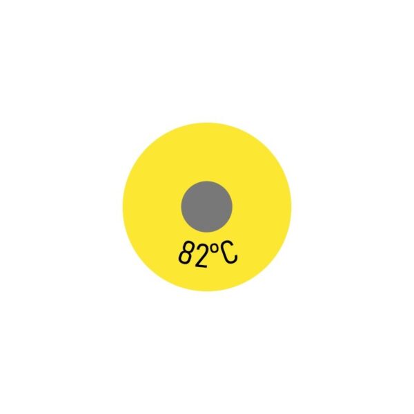 250 x Einzelmesspunkt 82 °C