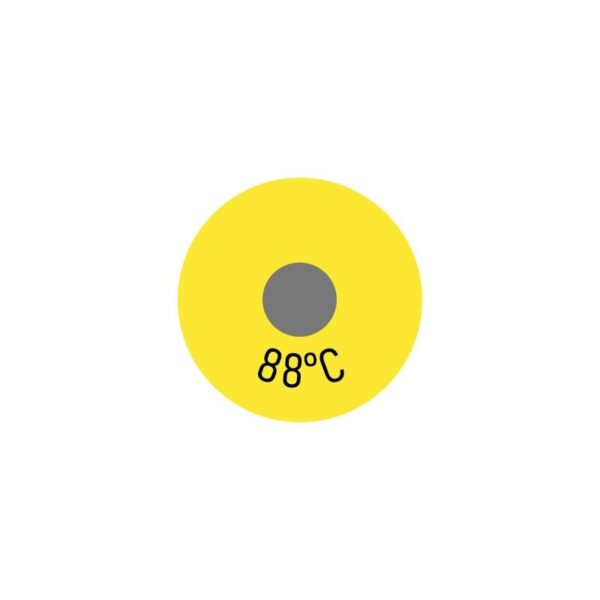 250 x Einzelmesspunkt 88 °C