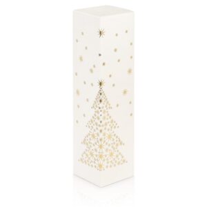 50 x Faltschachtel ''Seta Bianco Sternenbaum'' für 1 Flasche 90 x 90 x 355