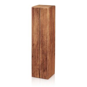 50 x Faltschachtel "Timber" für 1 Flasche 90 x 90 x 355 mm