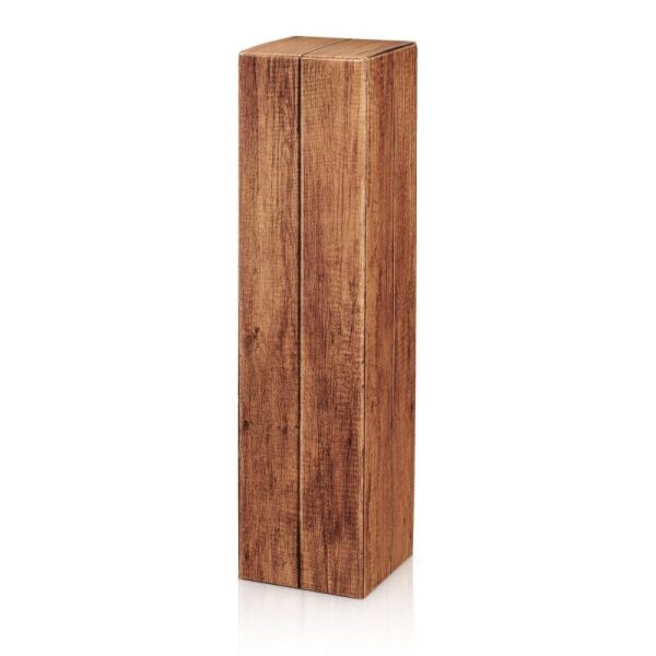 50 x Faltschachtel "Timber" für 1 Flasche 90 x 90 x 355 mm