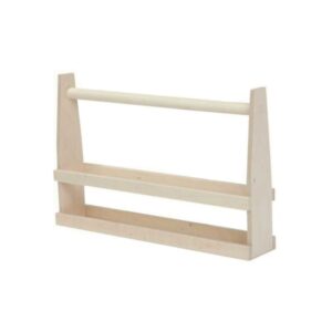 Flaschenträger aus Holz "Bier" in Natur 780 x 80 x 295 mm