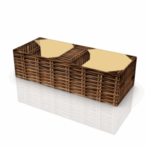 20 x Obstkorb "Flechtkorb" für 2 kg 333 x 131 x 89 mm