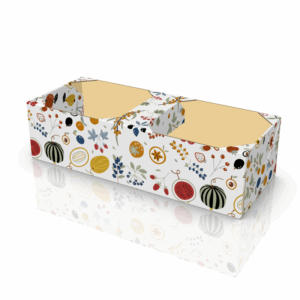 20 x Obstkorb "Früchtemix" für 2 kg 333 x 131 x 89 mm