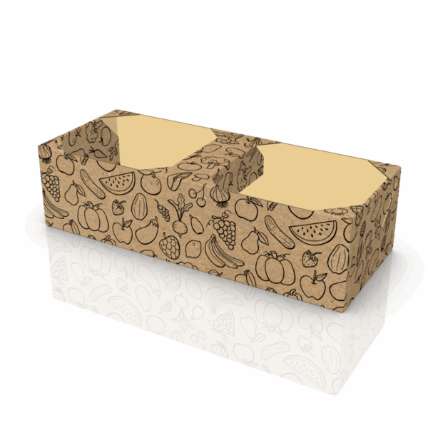 20 x Obstkorb "Universal" für 2 kg 333 x 131 x 89 mm