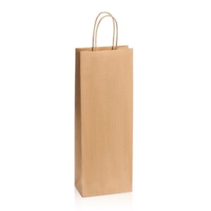 300 x Papiertragetasche 140 x 80 x 390 mm (natur)