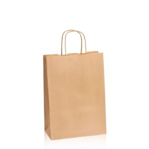 250 x Papiertragetasche 220 x 100 x 310 mm (natur)