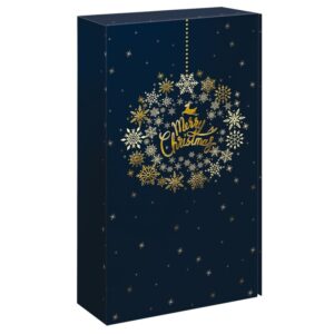 25 x Präsentkarton "Christmas Ball" für 2 Flaschen 360 x 192 x 95 mm
