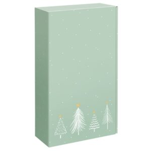 25 x Präsentkarton "Modern Christmas" für 2 Flaschen 360 x 192 x 95 mm