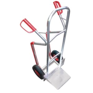 VARIOfit Alu-Sackkarre 200 kg pannensicher mit Kunststoffgleitkufen -