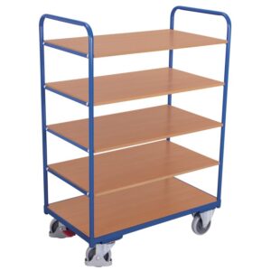 VARIOfit Etagenwagen hoch mit 5 Böden 250 kg Traglast Typ L + EasySTO