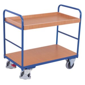 VARIOfit Etagenwagen mit 1 Tablett und 1 Boden 250 kg Traglast Typ XL