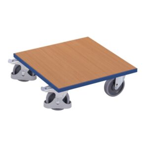VARIOfit Kistenroller mit Holz-Ladefläche