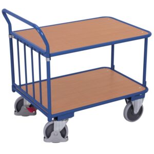 VARIOfit Schiebebügel-Tischwagen 400 kg Typ S + EasySTOP