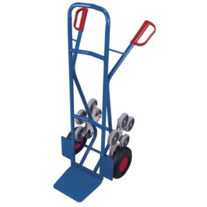 VARIOfit Treppenkarre Stahlrohr 200 kg mit 2 fünfarmigen Radsternen (